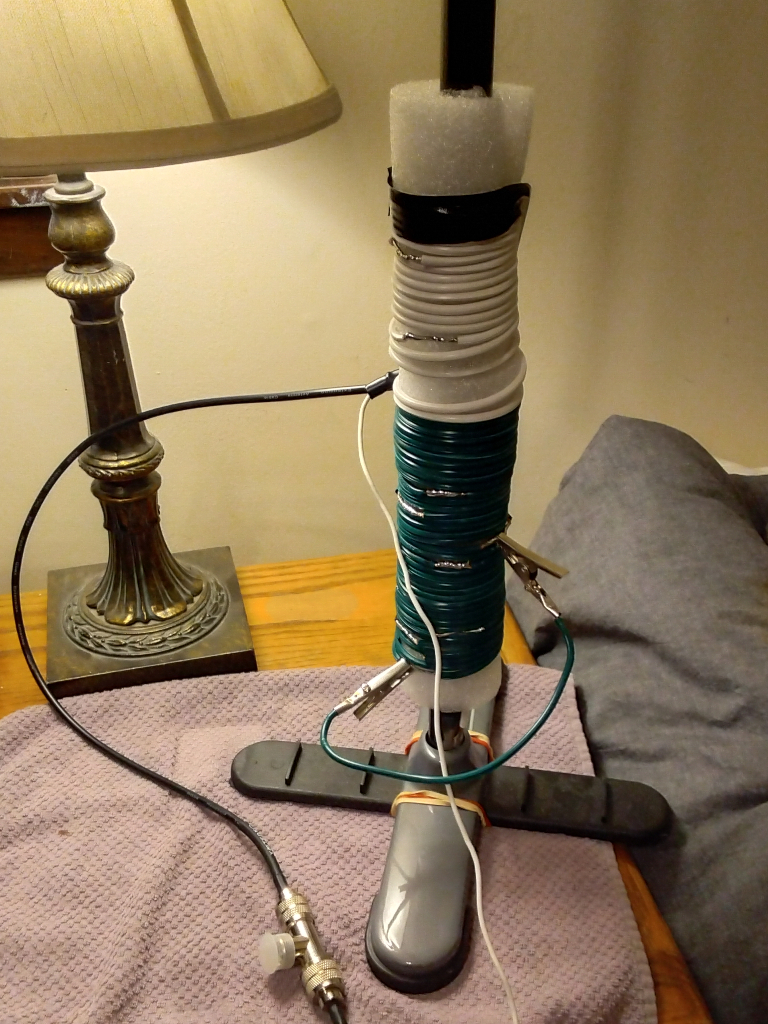 Dollar Tree Broomstick Vertical Antenna Tuneable