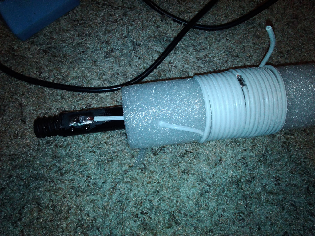 Dollar Tree Broomstick Vertical Antenna, solder to vertical